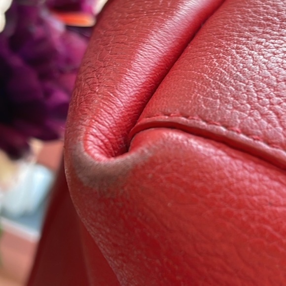 KATE SPADE Red Tote with tassels and bow - Picture 11 of 17